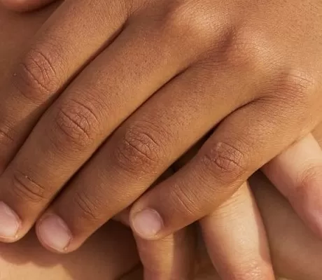 Children holding hands